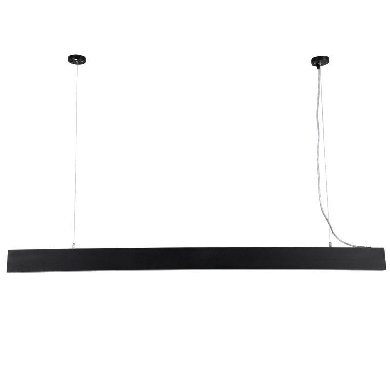 GloboStar® ORION 61030-S Γραμμικό Φωτιστικό Οροφής Linear LED CCT 72W 8600lm 120° AC 220-240V Μ120 x Π5.5 x Υ7cm - Εναλλαγή Φωτισμού μέσω Τηλεχειριστηρίου All In One Ψυχρό 6000k+Φυσικό 4500k+Θερμό 2700k Dimmable - Μαύρο - 3 Years Warranty