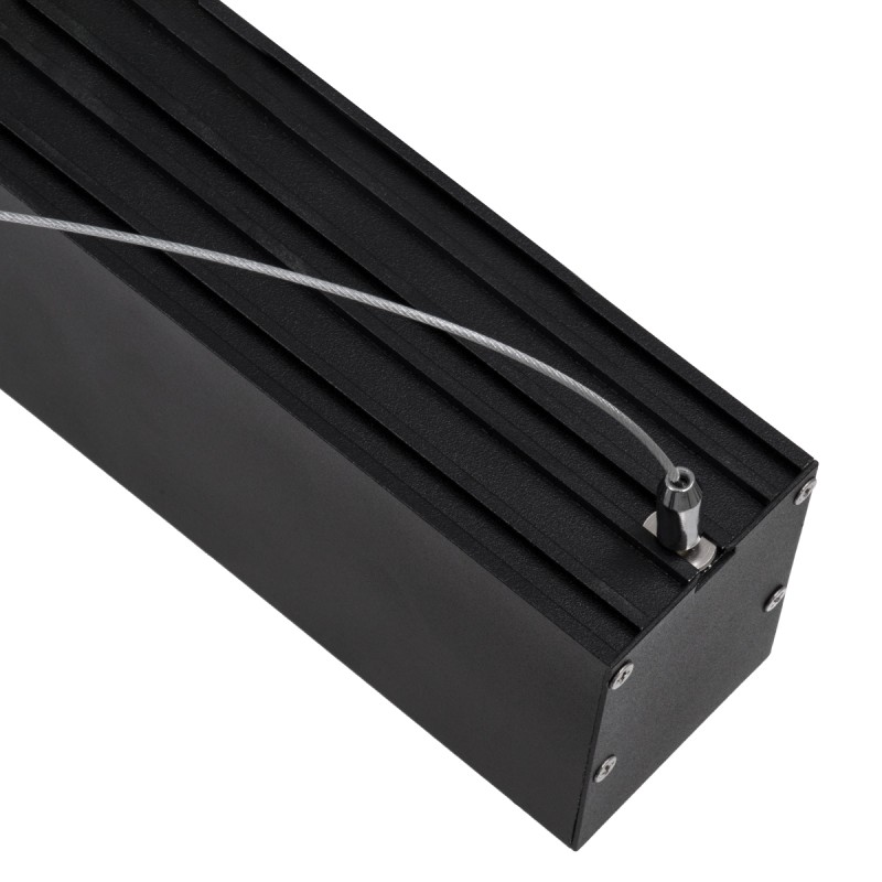 GloboStar® ORION 61030-S Γραμμικό Φωτιστικό Οροφής Linear LED CCT 72W 8600lm 120° AC 220-240V Μ120 x Π5.5 x Υ7cm - Εναλλαγή Φωτισμού μέσω Τηλεχειριστηρίου All In One Ψυχρό 6000k+Φυσικό 4500k+Θερμό 2700k Dimmable - Μαύρο - 3 Years Warranty