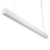 GloboStar® ORION 61031-S Γραμμικό Φωτιστικό Οροφής Linear LED CCT 72W 8600lm 120° AC 220-240V Μ120 x Π5.5 x Υ7cm - Εναλλαγή Φωτισμού μέσω Τηλεχειριστηρίου All In One Ψυχρό 6000k+Φυσικό 4500k+Θερμό 2700k Dimmable - Λευκό - 3 Years Warranty