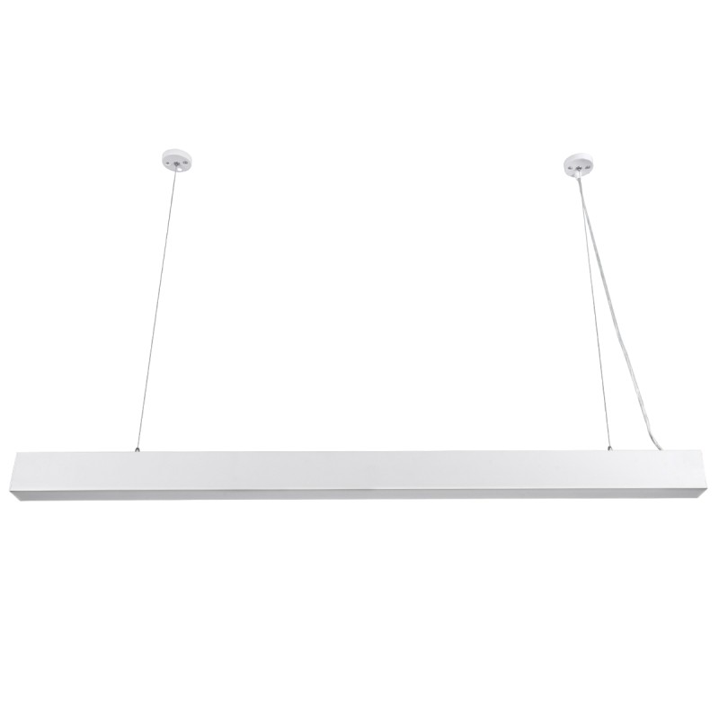 GloboStar® ORION 61031-S Γραμμικό Φωτιστικό Οροφής Linear LED CCT 72W 8600lm 120° AC 220-240V Μ120 x Π5.5 x Υ7cm - Εναλλαγή Φωτισμού μέσω Τηλεχειριστηρίου All In One Ψυχρό 6000k+Φυσικό 4500k+Θερμό 2700k Dimmable - Λευκό - 3 Years Warranty