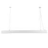 GloboStar® ORION 61031-S Γραμμικό Φωτιστικό Οροφής Linear LED CCT 72W 8600lm 120° AC 220-240V Μ120 x Π5.5 x Υ7cm - Εναλλαγή Φωτισμού μέσω Τηλεχειριστηρίου All In One Ψυχρό 6000k+Φυσικό 4500k+Θερμό 2700k Dimmable - Λευκό - 3 Years Warranty