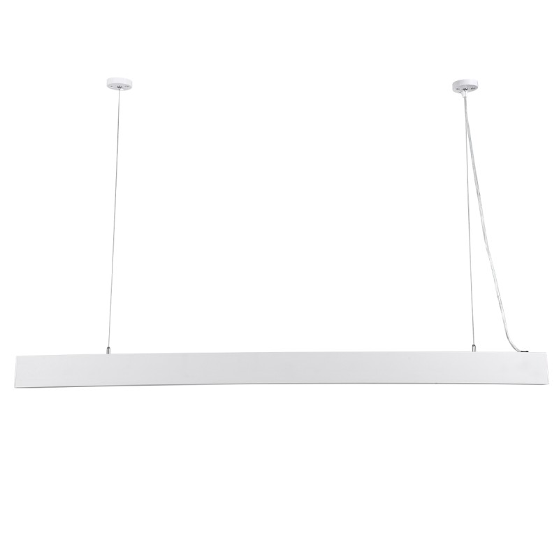 GloboStar® ORION 61031-S Γραμμικό Φωτιστικό Οροφής Linear LED CCT 72W 8600lm 120° AC 220-240V Μ120 x Π5.5 x Υ7cm - Εναλλαγή Φωτισμού μέσω Τηλεχειριστηρίου All In One Ψυχρό 6000k+Φυσικό 4500k+Θερμό 2700k Dimmable - Λευκό - 3 Years Warranty