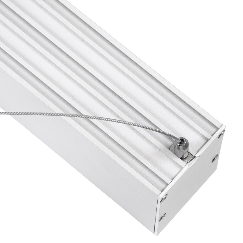 GloboStar® ORION 61031-S Γραμμικό Φωτιστικό Οροφής Linear LED CCT 72W 8600lm 120° AC 220-240V Μ120 x Π5.5 x Υ7cm - Εναλλαγή Φωτισμού μέσω Τηλεχειριστηρίου All In One Ψυχρό 6000k+Φυσικό 4500k+Θερμό 2700k Dimmable - Λευκό - 3 Years Warranty