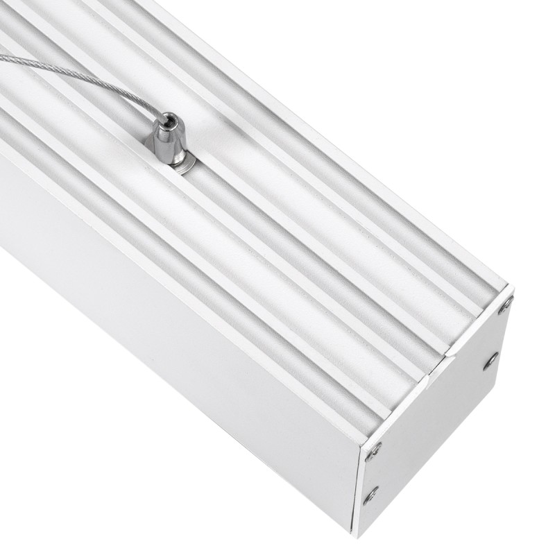 GloboStar® ORION 61031-S Γραμμικό Φωτιστικό Οροφής Linear LED CCT 72W 8600lm 120° AC 220-240V Μ120 x Π5.5 x Υ7cm - Εναλλαγή Φωτισμού μέσω Τηλεχειριστηρίου All In One Ψυχρό 6000k+Φυσικό 4500k+Θερμό 2700k Dimmable - Λευκό - 3 Years Warranty