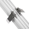 GloboStar® LUCA 61033 Γραμμικό Χωνευτό Φωτιστικό Linear LED CCT 54W 6500lm 120° AC 220-240V Μ121.5 x Π5 x Υ4cm - Εναλλαγή Φωτισμού μέσω Τηλεχειριστηρίου All In One Ψυχρό 6000k+Φυσικό 4500k+Θερμό 2700k Dimmable - Λευκό - 3 Years Warranty