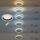 GloboStar® ARIANA 61036 Πλαφονιέρα Οροφής Κύκλος LED CCT 55W 6376lm 120° AC 220-240V - Εναλλαγή Φωτισμού μέσω Τηλεχειριστηρίου All In One Ψυχρό Λευκό 6000k+Φυσικό Λευκό 4500k+Θερμό Λευκό 2700k Dimmable Φ48cm - Ανθρακί - 3 Years Warranty GloboStar® ARIANA 61036 Πλαφονιέρα Οροφής Κύκλος LED CCT 55W 6376lm 120° AC 220-240V - Εναλλαγή Φωτισμού μέσω Τηλεχειριστηρίου All In One Ψυχρό Λευκό 6000k+Φυσικό Λευκό 4500k+Θερμό Λευκό 2700k Dimmable Φ48cm - Ανθρακί - 3 Years Warranty