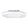 GloboStar® MELINA 61041 Πλαφονιέρα Οροφής Κύκλος LED CCT 55W 6376lm 120° AC 220-240V - Εναλλαγή Φωτισμού μέσω Τηλεχειριστηρίου All In One Ψυχρό Λευκό 6000k+Φυσικό Λευκό 4500k+Θερμό Λευκό 2700k Dimmable Φ48cm - Λευκό - 3 Years Warranty
