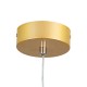 GloboStar® ROSE 61066 Κρεμαστό Φωτιστικό Οροφής Design LED CCT 22W 2640lm 300° AC 220-240V - Εναλλαγή Φωτισμού μέσω Διακόπτη On/Off All In One Ψυχρό 6000k+Φυσικό 4500k+Θερμό 2700k Μ24 x Π22 x Υ24cm - Χρυσό Βούρτσας GloboStar® ROSE 61066 Κρεμαστό Φωτιστικό Οροφής Design LED CCT 22W 2640lm 300° AC 220-240V - Εναλλαγή Φωτισμού μέσω Διακόπτη On/Off All In One Ψυχρό 6000k+Φυσικό 4500k+Θερμό 2700k Μ24 x Π22 x Υ24cm - Χρυσό Βούρτσας