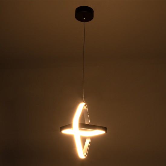 GloboStar® ROSE 61066 Κρεμαστό Φωτιστικό Οροφής Design LED CCT 22W 2640lm 300° AC 220-240V - Εναλλαγή Φωτισμού μέσω Διακόπτη On/Off All In One Ψυχρό 6000k+Φυσικό 4500k+Θερμό 2700k Μ24 x Π22 x Υ24cm - Χρυσό Βούρτσας GloboStar® ROSE 61066 Κρεμαστό Φωτιστικό Οροφής Design LED CCT 22W 2640lm 300° AC 220-240V - Εναλλαγή Φωτισμού μέσω Διακόπτη On/Off All In One Ψυχρό 6000k+Φυσικό 4500k+Θερμό 2700k Μ24 x Π22 x Υ24cm - Χρυσό Βούρτσας
