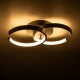 GLOBOSTAR® EVA 61067 Μοντέρνο Φωτιστικό Οροφής LED 16W 1920lm 300° AC 220-240V IP20 Ρυθμιζόμενο Λευκό CCT με On/Off 2700K/4500K/6000K - Lumileds SMD Chip - Μαύρο Ματ - Μ33 x Π21 x Υ7cm - 3 Χρόνια Εγγύηση GloboStar® EVA 61067 Φωτιστικό Οροφής Design LED CCT 16W 1920lm 300° AC 220-240V - Εναλλαγή Φωτισμού μέσω Διακόπτη On/Off All In One Ψυχρό 6000k+Φυσικό 4500k+Θερμό 2700k Μ33 x Π21 x Υ7cm - Μαύρο