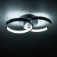 GLOBOSTAR® EVA 61067 Μοντέρνο Φωτιστικό Οροφής LED 16W 1920lm 300° AC 220-240V IP20 Ρυθμιζόμενο Λευκό CCT με On/Off 2700K/4500K/6000K - Lumileds SMD Chip - Μαύρο Ματ - Μ33 x Π21 x Υ7cm - 3 Χρόνια Εγγύηση GloboStar® EVA 61067 Φωτιστικό Οροφής Design LED CCT 16W 1920lm 300° AC 220-240V - Εναλλαγή Φωτισμού μέσω Διακόπτη On/Off All In One Ψυχρό 6000k+Φυσικό 4500k+Θερμό 2700k Μ33 x Π21 x Υ7cm - Μαύρο
