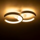 GLOBOSTAR® EVA 61068 Μοντέρνο Φωτιστικό Οροφής LED 16W 1920lm 300° AC 220-240V IP20 Ρυθμιζόμενο Λευκό CCT με On/Off 2700K/4500K/6000K - Lumileds SMD Chip - Λευκό Ματ - Μ33 x Π21 x Υ7cm - 3 Χρόνια Εγγύηση GloboStar® EVA 61068 Φωτιστικό Οροφής Design LED CCT 16W 1920lm 300° AC 220-240V - Εναλλαγή Φωτισμού μέσω Διακόπτη On/Off All In One Ψυχρό 6000k+Φυσικό 4500k+Θερμό 2700k Μ33 x Π21 x Υ7cm - Λευκό