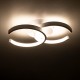 GLOBOSTAR® EVA 61068 Μοντέρνο Φωτιστικό Οροφής LED 16W 1920lm 300° AC 220-240V IP20 Ρυθμιζόμενο Λευκό CCT με On/Off 2700K/4500K/6000K - Lumileds SMD Chip - Λευκό Ματ - Μ33 x Π21 x Υ7cm - 3 Χρόνια Εγγύηση GloboStar® EVA 61068 Φωτιστικό Οροφής Design LED CCT 16W 1920lm 300° AC 220-240V - Εναλλαγή Φωτισμού μέσω Διακόπτη On/Off All In One Ψυχρό 6000k+Φυσικό 4500k+Θερμό 2700k Μ33 x Π21 x Υ7cm - Λευκό