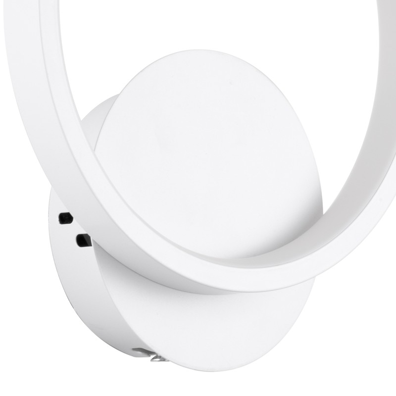 GloboStar® TED 61071 Φωτιστικό Τοίχου - Απλίκα Design LED CCT 9W 1080lm 300° AC 220-240V - Εναλλαγή Φωτισμού μέσω Διακόπτη On/Off All In One Ψυχρό 6000k+Φυσικό 4500k+Θερμό 2700k Μ20 x Π5.5 x Υ23cm - Λευκό