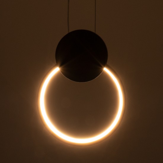 GloboStar® CYCLOS 61075 Κρεμαστό Φωτιστικό Οροφής Design LED CCT 9W 1080lm 300° AC 220-240V - Εναλλαγή Φωτισμού μέσω Διακόπτη On/Off All In One Ψυχρό 6000k+Φυσικό 4500k+Θερμό 2700k Μ21 x Π2.3 x Υ26.5cm - Χρυσό Βούρτσας GloboStar® CYCLOS 61075 Κρεμαστό Φωτιστικό Οροφής Design LED CCT 9W 1080lm 300° AC 220-240V - Εναλλαγή Φωτισμού μέσω Διακόπτη On/Off All In One Ψυχρό 6000k+Φυσικό 4500k+Θερμό 2700k Μ21 x Π2.3 x Υ26.5cm - Χρυσό Βούρτσας