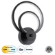 GLOBOSTAR® FREDDIE 61076 Μοντέρνο Φωτιστικό Τοίχου - Απλίκα LED 15W 1800lm 300° AC 220-240V IP20 Ρυθμιζόμενο Λευκό CCT με On/Off 2700K/4500K/6000K - Lumileds SMD Chip - Μαύρο Ματ - Μ20 x Π7.5 x Υ25cm - 3 Χρόνια Εγγύηση GloboStar® FREDDIE 61076 Φωτιστικό Τοίχου - Απλίκα Design LED CCT 15W 1800lm 300° AC 220-240V - Εναλλαγή Φωτισμού μέσω Διακόπτη On/Off All In One Ψυχρό 6000k+Φυσικό 4500k+Θερμό 2700k Μ20 x Π7.5 x Υ25cm - Μαύρο