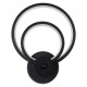 GLOBOSTAR® FREDDIE 61076 Μοντέρνο Φωτιστικό Τοίχου - Απλίκα LED 15W 1800lm 300° AC 220-240V IP20 Ρυθμιζόμενο Λευκό CCT με On/Off 2700K/4500K/6000K - Lumileds SMD Chip - Μαύρο Ματ - Μ20 x Π7.5 x Υ25cm - 3 Χρόνια Εγγύηση GloboStar® FREDDIE 61076 Φωτιστικό Τοίχου - Απλίκα Design LED CCT 15W 1800lm 300° AC 220-240V - Εναλλαγή Φωτισμού μέσω Διακόπτη On/Off All In One Ψυχρό 6000k+Φυσικό 4500k+Θερμό 2700k Μ20 x Π7.5 x Υ25cm - Μαύρο
