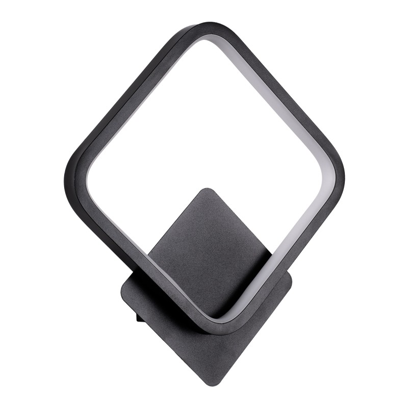 GloboStar® LENA 61079 Φωτιστικό Τοίχου - Απλίκα Design LED CCT 12W 1440lm 300° AC 220-240V - Εναλλαγή Φωτισμού μέσω Διακόπτη On/Off All In One Ψυχρό 6000k+Φυσικό 4500k+Θερμό 2700k Μ25 x Π5.5 x Υ29.5cm - Μαύρο