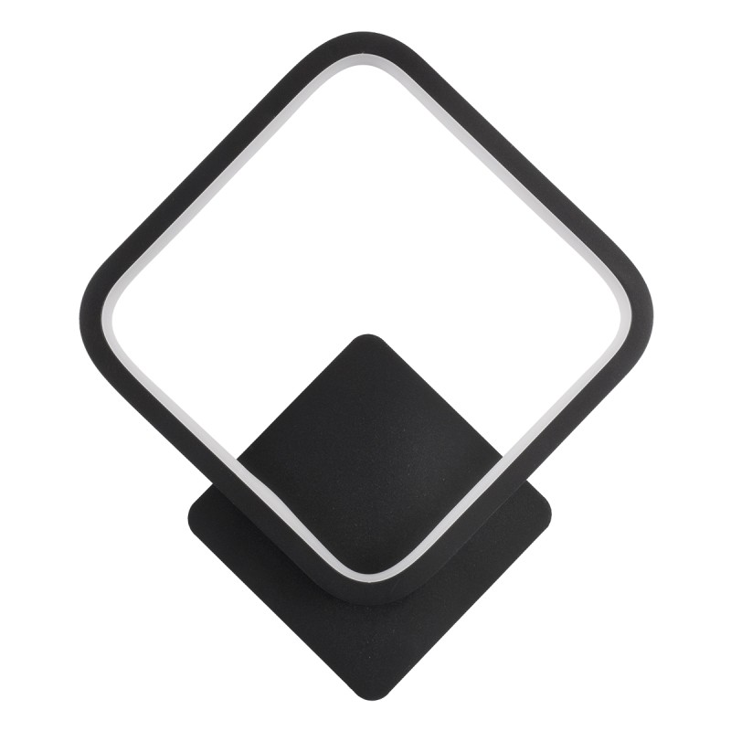 GloboStar® LENA 61079 Φωτιστικό Τοίχου - Απλίκα Design LED CCT 12W 1440lm 300° AC 220-240V - Εναλλαγή Φωτισμού μέσω Διακόπτη On/Off All In One Ψυχρό 6000k+Φυσικό 4500k+Θερμό 2700k Μ25 x Π5.5 x Υ29.5cm - Μαύρο