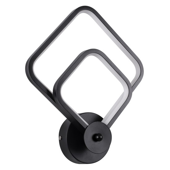 GLOBOSTAR® ANNA 61085 Μοντέρνο Φωτιστικό Τοίχου - Απλίκα LED 15W 1800lm 300° AC 220-240V IP20 Ρυθμιζόμενο Λευκό CCT με On/Off 2700K/4500K/6000K - Lumileds SMD Chip - Μαύρο Ματ - Μ25 x Π8 x Υ30cm - 3 Χρόνια Εγγύηση GloboStar® ANNA 61085 Φωτιστικό Τοίχου - Απλίκα Design LED CCT 15W 1800lm 300° AC 220-240V - Εναλλαγή Φωτισμού μέσω Διακόπτη On/Off All In One Ψυχρό 6000k+Φυσικό 4500k+Θερμό 2700k Μ25 x Π8 x Υ30cm - Μαύρο
