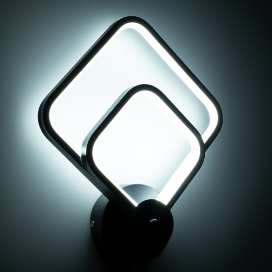 GLOBOSTAR® ANNA 61085 Μοντέρνο Φωτιστικό Τοίχου - Απλίκα LED 15W 1800lm 300° AC 220-240V IP20 Ρυθμιζόμενο Λευκό CCT με On/Off 2700K/4500K/6000K - Lumileds SMD Chip - Μαύρο Ματ - Μ25 x Π8 x Υ30cm - 3 Χρόνια Εγγύηση GloboStar® ANNA 61085 Φωτιστικό Τοίχου - Απλίκα Design LED CCT 15W 1800lm 300° AC 220-240V - Εναλλαγή Φωτισμού μέσω Διακόπτη On/Off All In One Ψυχρό 6000k+Φυσικό 4500k+Θερμό 2700k Μ25 x Π8 x Υ30cm - Μαύρο