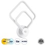 GLOBOSTAR® ANNA 61086 Μοντέρνο Φωτιστικό Τοίχου - Απλίκα LED 15W 1800lm 300° AC 220-240V IP20 Ρυθμιζόμενο Λευκό CCT με On/Off 2700K/4500K/6000K - Lumileds SMD Chip - Λευκό Ματ - Μ25 x Π8 x Υ30cm - 3 Χρόνια Εγγύηση