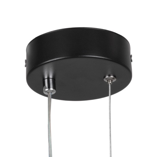 GLOBOSTAR® ILDI 61088 Μοντέρνο Κρεμαστό Φωτιστικό Οροφής LED 12W 1440lm 300° AC 220-240V IP20 Ρυθμιζόμενο Λευκό CCT με On/Off 2700K/4500K/6000K - Lumileds SMD Chip - Μαύρο Ματ- Μ10 x Π2.3 x Υ38cm - 3 Χρόνια Εγγύηση GloboStar® ILDI 61088 Κρεμαστό Φωτιστικό Οροφής Design LED CCT 12W 1440lm 300° AC 220-240V - Εναλλαγή Φωτισμού μέσω Διακόπτη On/Off All In One Ψυχρό 6000k+Φυσικό 4500k+Θερμό 2700k Μ10 x Π2.3 x Υ38cm - Μαύρο