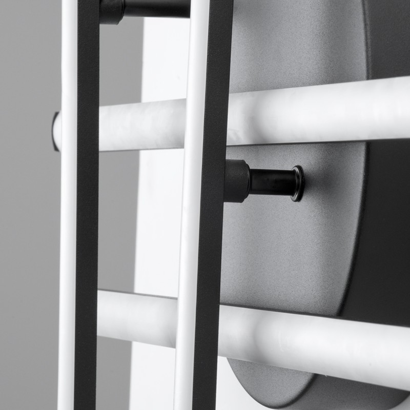 GLOBOSTAR® DRACO 61095 Μοντέρνο Φωτιστικό Οροφής LED 60W 7380lm 120° AC 220-240V IP20 Ρυθμιζόμενο Λευκό CCT με Χειριστήριο από 2700K έως 6000K Dimmable - Lumileds SMD Chip - Μαύρο Ματ - Μ60 x Π60 x Υ11cm - 3 Χρόνια Εγγύηση