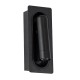 GloboStar® MANHATTAN 61097 Μοντέρνο Χωνευτό Φωτιστικό Τοίχου - Απλίκα Ξενοδοχείου Bed Side LED 3W 405lm 36° AC 220-240V - Reading Light - Μ7 x Π7 x Υ17cm - Φυσικό Λευκό 4500K - Μαύρο