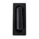 GloboStar® MANHATTAN 61097 Μοντέρνο Χωνευτό Φωτιστικό Τοίχου - Απλίκα Ξενοδοχείου Bed Side LED 3W 405lm 36° AC 220-240V - Reading Light - Μ7 x Π7 x Υ17cm - Φυσικό Λευκό 4500K - Μαύρο