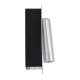 GloboStar® MANHATTAN 61099 Μοντέρνο Χωνευτό Φωτιστικό Τοίχου - Απλίκα Ξενοδοχείου Bed Side LED 3W 405lm 36° AC 220-240V - Reading Light - Μ7 x Π7 x Υ17cm - Φυσικό Λευκό 4500K - Νίκελ Βούρτσας
