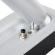 GloboStar® MANHATTAN 61099 Μοντέρνο Χωνευτό Φωτιστικό Τοίχου - Απλίκα Ξενοδοχείου Bed Side LED 3W 405lm 36° AC 220-240V - Reading Light - Μ7 x Π7 x Υ17cm - Φυσικό Λευκό 4500K - Νίκελ Βούρτσας