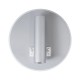 GloboStar® JERSEY 61103 Μοντέρνο Φωτιστικό Τοίχου - Απλίκα Ξενοδοχείου Bed Side LED 10W 1380lm 36° & 360° AC 220-240V - Reading Light & 360° Κρυφός Φωτισμός - Φορτιστής USB 3A - Φ14.5 x Π4cm - Φυσικό Λευκό 4500K - Νίκελ Βούρτσας