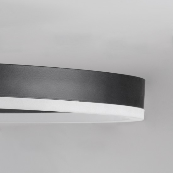 GLOBOSTAR® VENOM 61117 Μοντέρνο Φωτιστικό Οροφής LED 45W 5445lm 360° AC 220-240V IP20 Ρυθμιζόμενο Λευκό CCT με Χειριστήριο από 2700K έως 6000K Dimmable - Lumileds SMD Chip - Μαύρο Ματ - Μ60 x Π40 x Υ7.5cm - 3 Χρόνια Εγγύηση GLOBOSTAR® VENOM 61117 Μοντέρνο Φωτιστικό Οροφής LED 45W 5445lm 360° AC 220-240V IP20 Ρυθμιζόμενο Λευκό CCT με Χειριστήριο από 2700K έως 6000K Dimmable - Lumileds SMD Chip - Μαύρο Ματ - Μ60 x Π40 x Υ7.5cm - 3 Χρόνια Εγγύηση