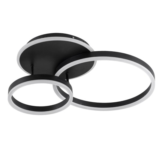 GloboStar® VENOM 61120 Φωτιστικό Οροφής Δαχτυλίδι-Κύκλος LED CCT 67W 8107lm 360° AC 220-240V - Εναλλαγή Φωτισμού μέσω Τηλεχειριστηρίου All In One Ψυχρό 6000k+Φυσικό 4500k+Θερμό 2700k Dimmable Φ25+40cm+BackLight - Μαύρο - 3 Years Warranty GloboStar® VENOM 61120 Φωτιστικό Οροφής Δαχτυλίδι-Κύκλος LED CCT 67W 8107lm 360° AC 220-240V - Εναλλαγή Φωτισμού μέσω Τηλεχειριστηρίου All In One Ψυχρό 6000k+Φυσικό 4500k+Θερμό 2700k Dimmable Φ25+40cm+BackLight - Μαύρο - 3 Years Warranty