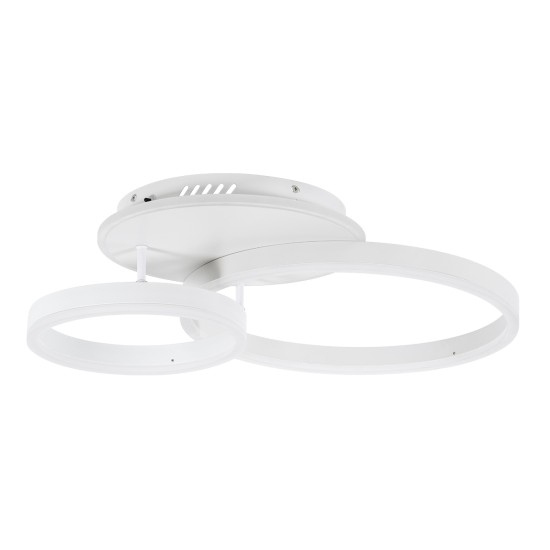 GloboStar® VENOM 61121 Φωτιστικό Οροφής Δαχτυλίδι-Κύκλος LED CCT 67W 8107lm 360° AC 220-240V - Εναλλαγή Φωτισμού μέσω Τηλεχειριστηρίου All In One Ψυχρό 6000k+Φυσικό 4500k+Θερμό 2700k Dimmable Φ25+40cm+BackLight - Λευκό - 3 Years Warranty GloboStar® VENOM 61121 Φωτιστικό Οροφής Δαχτυλίδι-Κύκλος LED CCT 67W 8107lm 360° AC 220-240V - Εναλλαγή Φωτισμού μέσω Τηλεχειριστηρίου All In One Ψυχρό 6000k+Φυσικό 4500k+Θερμό 2700k Dimmable Φ25+40cm+BackLight - Λευκό - 3 Years Warranty