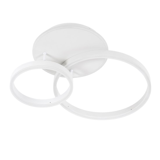 GloboStar® VENOM 61121 Φωτιστικό Οροφής Δαχτυλίδι-Κύκλος LED CCT 67W 8107lm 360° AC 220-240V - Εναλλαγή Φωτισμού μέσω Τηλεχειριστηρίου All In One Ψυχρό 6000k+Φυσικό 4500k+Θερμό 2700k Dimmable Φ25+40cm+BackLight - Λευκό - 3 Years Warranty GloboStar® VENOM 61121 Φωτιστικό Οροφής Δαχτυλίδι-Κύκλος LED CCT 67W 8107lm 360° AC 220-240V - Εναλλαγή Φωτισμού μέσω Τηλεχειριστηρίου All In One Ψυχρό 6000k+Φυσικό 4500k+Θερμό 2700k Dimmable Φ25+40cm+BackLight - Λευκό - 3 Years Warranty