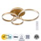 GLOBOSTAR® VENOM 61125 Μοντέρνο Φωτιστικό Οροφής LED 100W 12100lm 360° AC 220-240V IP20 Ρυθμιζόμενο Λευκό CCT με Χειριστήριο από 2700K έως 6000K Dimmable - Lumileds SMD Chip - Χρυσό Βούρτσας - Μ70 x Π40 x Υ16cm - 3 Χρόνια Εγγύηση GLOBOSTAR® VENOM 61125 Μοντέρνο Φωτιστικό Οροφής LED 100W 12100lm 360° AC 220-240V IP20 Ρυθμιζόμενο Λευκό CCT με Χειριστήριο από 2700K έως 6000K Dimmable - Lumileds SMD Chip - Χρυσό Βούρτσας - Μ70 x Π40 x Υ16cm - 3 Χρόνια Εγγύηση