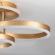 GLOBOSTAR® VENOM 61125 Μοντέρνο Φωτιστικό Οροφής LED 100W 12100lm 360° AC 220-240V IP20 Ρυθμιζόμενο Λευκό CCT με Χειριστήριο από 2700K έως 6000K Dimmable - Lumileds SMD Chip - Χρυσό Βούρτσας - Μ70 x Π40 x Υ16cm - 3 Χρόνια Εγγύηση GLOBOSTAR® VENOM 61125 Μοντέρνο Φωτιστικό Οροφής LED 100W 12100lm 360° AC 220-240V IP20 Ρυθμιζόμενο Λευκό CCT με Χειριστήριο από 2700K έως 6000K Dimmable - Lumileds SMD Chip - Χρυσό Βούρτσας - Μ70 x Π40 x Υ16cm - 3 Χρόνια Εγγύηση