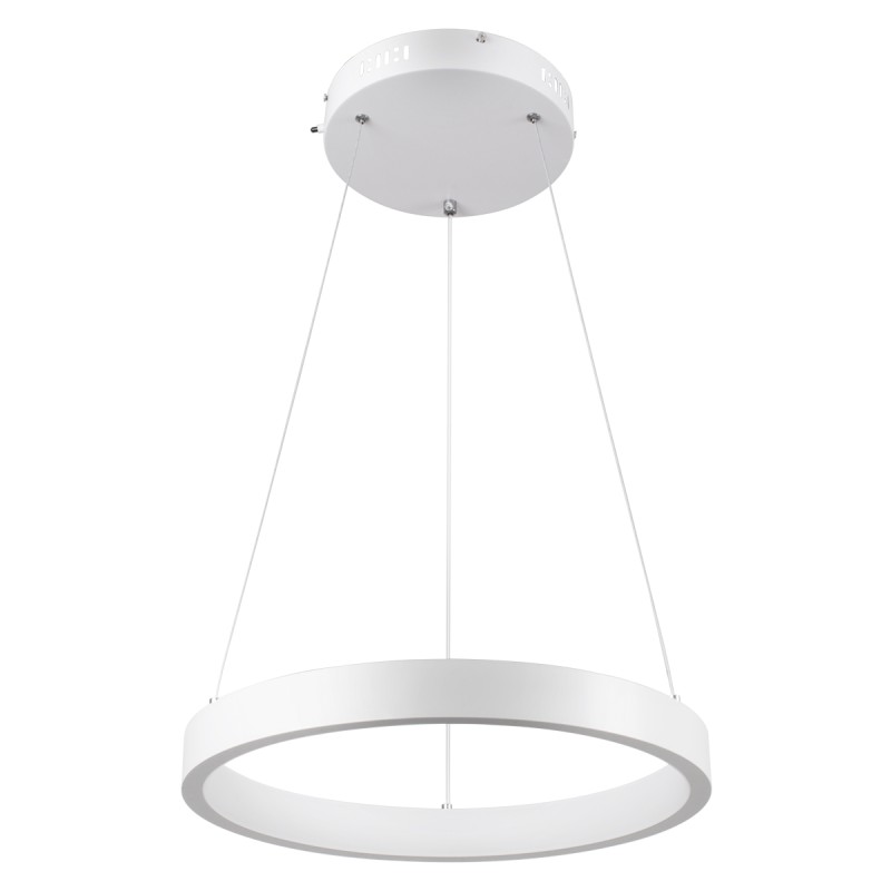 GLOBOSTAR® NEMESIS 61156 Μοντέρνο Κρεμαστό Φωτιστικό Οροφής LED 30W 3513lm 360° AC 220-240V IP20 Ρυθμιζόμενο Λευκό CCT με Χειριστήριο από 2700K έως 6000K Dimmable - Lumileds SMD Chip - Λευκό Ματ - Μ40 x Π40 x Υ4cm - 3 Χρόνια Εγγύηση