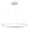 GloboStar® NEMESIS 61162 Κρεμαστό Φωτιστικό Δαχτυλίδι-Κύκλος LED CCT 67W 7689lm 360° AC 220-240V - Εναλλαγή Φωτισμού μέσω Τηλεχειριστηρίου All In One Ψυχρό 6000k+Φυσικό 4500k+Θερμό 2700k Dimmable Φ80cm - Λευκό - 3 Years Warranty