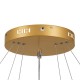 GLOBOSTAR® NEMESIS TRIO 61172-DECO Μοντέρνο Κρεμαστό Φωτιστικό Οροφής LED 120W 14723lm 360° AC 220-240V IP20 Ρυθμιζόμενο Λευκό CCT με Χειριστήριο από 2700K έως 6000K Dimmable - Lumileds SMD Chip - Χρυσό Βούρτσας - Μ40 x Π60 x Υ80cm - 3 Χρόνια Εγγύηση GloboStar® NEMESIS TRIO 61172-DECO Κρεμαστό Φωτιστικό Δαχτυλίδι-Κύκλος LED CCT 120W 14723lm 360° AC 220-240V - Εναλλαγή Φωτισμού μέσω Τηλεχειριστηρίου All In One Ψυχρό 6000k+Φυσικό 4500k+Θερμό 2700k Dimmable Φ40+60+80cm - Χρυσό Βούρτσας - 3 Years Warranty