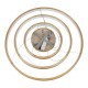 GLOBOSTAR® NEMESIS TRIO 61172-DECO Μοντέρνο Κρεμαστό Φωτιστικό Οροφής LED 120W 14723lm 360° AC 220-240V IP20 Ρυθμιζόμενο Λευκό CCT με Χειριστήριο από 2700K έως 6000K Dimmable - Lumileds SMD Chip - Χρυσό Βούρτσας - Μ40 x Π60 x Υ80cm - 3 Χρόνια Εγγύηση GloboStar® NEMESIS TRIO 61172-DECO Κρεμαστό Φωτιστικό Δαχτυλίδι-Κύκλος LED CCT 120W 14723lm 360° AC 220-240V - Εναλλαγή Φωτισμού μέσω Τηλεχειριστηρίου All In One Ψυχρό 6000k+Φυσικό 4500k+Θερμό 2700k Dimmable Φ40+60+80cm - Χρυσό Βούρτσας - 3 Years Warranty