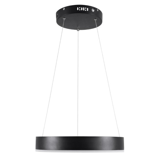 GloboStar® VENOM 61173 Κρεμαστό Φωτιστικό Δαχτυλίδι-Κύκλος LED CCT 30W 3513lm 120° AC 220-240V - Εναλλαγή Φωτισμού μέσω Τηλεχειριστηρίου All In One Ψυχρό 6000K+Φυσικό 4500K+Θερμό 2700K Dimmable Φ40cm - Μαύρο - 3 Years Warranty GloboStar® VENOM 61173 Κρεμαστό Φωτιστικό Δαχτυλίδι-Κύκλος LED CCT 30W 3513lm 120° AC 220-240V - Εναλλαγή Φωτισμού μέσω Τηλεχειριστηρίου All In One Ψυχρό 6000K+Φυσικό 4500K+Θερμό 2700K Dimmable Φ40cm - Μαύρο - 3 Years Warranty