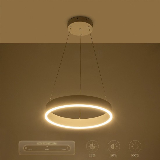 GLOBOSTAR® VENOM 61174 Μοντέρνο Κρεμαστό Φωτιστικό Οροφής LED 30W 3513lm 120° AC 220-240V IP20 Ρυθμιζόμενο Λευκό CCT με Χειριστήριο από 2700K έως 6000K Dimmable - Lumileds SMD Chip - Λευκό Ματ - Μ40 x Π40 x Υ6.5cm - 3 Χρόνια Εγγύηση GLOBOSTAR® VENOM 61174 Μοντέρνο Κρεμαστό Φωτιστικό Οροφής LED 30W 3513lm 120° AC 220-240V IP20 Ρυθμιζόμενο Λευκό CCT με Χειριστήριο από 2700K έως 6000K Dimmable - Lumileds SMD Chip - Λευκό Ματ - Μ40 x Π40 x Υ6.5cm - 3 Χρόνια Εγγύηση