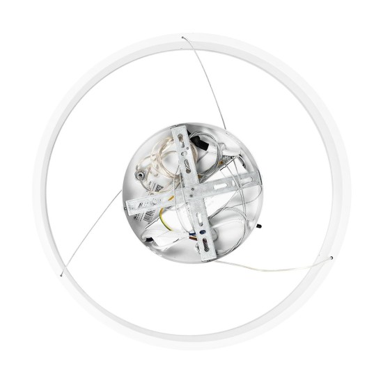 GLOBOSTAR® VENOM 61174 Μοντέρνο Κρεμαστό Φωτιστικό Οροφής LED 30W 3513lm 120° AC 220-240V IP20 Ρυθμιζόμενο Λευκό CCT με Χειριστήριο από 2700K έως 6000K Dimmable - Lumileds SMD Chip - Λευκό Ματ - Μ40 x Π40 x Υ6.5cm - 3 Χρόνια Εγγύηση GLOBOSTAR® VENOM 61174 Μοντέρνο Κρεμαστό Φωτιστικό Οροφής LED 30W 3513lm 120° AC 220-240V IP20 Ρυθμιζόμενο Λευκό CCT με Χειριστήριο από 2700K έως 6000K Dimmable - Lumileds SMD Chip - Λευκό Ματ - Μ40 x Π40 x Υ6.5cm - 3 Χρόνια Εγγύηση