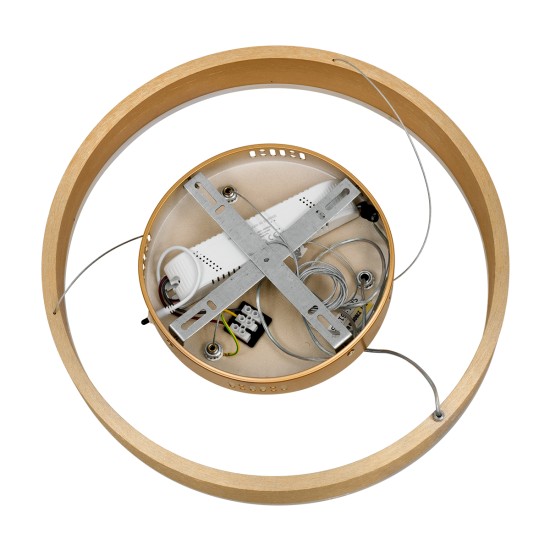 GloboStar® VENOM 61175 Κρεμαστό Φωτιστικό Δαχτυλίδι-Κύκλος LED CCT 30W 3513lm 120° AC 220-240V - Εναλλαγή Φωτισμού μέσω Τηλεχειριστηρίου All In One Ψυχρό 6000K+Φυσικό 4500K+Θερμό 2700K Dimmable Φ40cm - Χρυσό Βούρτσας - 3 Years Warranty GloboStar® VENOM 61175 Κρεμαστό Φωτιστικό Δαχτυλίδι-Κύκλος LED CCT 30W 3513lm 120° AC 220-240V - Εναλλαγή Φωτισμού μέσω Τηλεχειριστηρίου All In One Ψυχρό 6000K+Φυσικό 4500K+Θερμό 2700K Dimmable Φ40cm - Χρυσό Βούρτσας - 3 Years Warranty