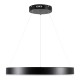 GLOBOSTAR® VENOM 61176 Μοντέρνο Κρεμαστό Φωτιστικό Οροφής LED 45W 5269lm 120° AC 220-240V IP20 Ρυθμιζόμενο Λευκό CCT με Χειριστήριο από 2700K έως 6000K Dimmable - Lumileds SMD Chip - Μαύρο Ματ - Μ60 x Π60 x Υ6.5cm - 3 Χρόνια Εγγύηση GloboStar® VENOM 61176 Κρεμαστό Φωτιστικό Δαχτυλίδι-Κύκλος LED CCT 45W 5269lm 120° AC 220-240V - Εναλλαγή Φωτισμού μέσω Τηλεχειριστηρίου All In One Ψυχρό 6000K+Φυσικό 4500K+Θερμό 2700K Dimmable Φ60cm - Μαύρο - 3 Years Warranty