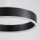 GLOBOSTAR® VENOM 61176 Μοντέρνο Κρεμαστό Φωτιστικό Οροφής LED 45W 5269lm 120° AC 220-240V IP20 Ρυθμιζόμενο Λευκό CCT με Χειριστήριο από 2700K έως 6000K Dimmable - Lumileds SMD Chip - Μαύρο Ματ - Μ60 x Π60 x Υ6.5cm - 3 Χρόνια Εγγύηση GloboStar® VENOM 61176 Κρεμαστό Φωτιστικό Δαχτυλίδι-Κύκλος LED CCT 45W 5269lm 120° AC 220-240V - Εναλλαγή Φωτισμού μέσω Τηλεχειριστηρίου All In One Ψυχρό 6000K+Φυσικό 4500K+Θερμό 2700K Dimmable Φ60cm - Μαύρο - 3 Years Warranty