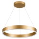 GloboStar® VENOM 61178 Κρεμαστό Φωτιστικό Δαχτυλίδι-Κύκλος LED CCT 45W 5269lm 120° AC 220-240V - Εναλλαγή Φωτισμού μέσω Τηλεχειριστηρίου All In One Ψυχρό 6000K+Φυσικό 4500K+Θερμό 2700K Dimmable Φ60cm - Χρυσό Βούρτσας - 3 Years Warranty GloboStar® VENOM 61178 Κρεμαστό Φωτιστικό Δαχτυλίδι-Κύκλος LED CCT 45W 5269lm 120° AC 220-240V - Εναλλαγή Φωτισμού μέσω Τηλεχειριστηρίου All In One Ψυχρό 6000K+Φυσικό 4500K+Θερμό 2700K Dimmable Φ60cm - Χρυσό Βούρτσας - 3 Years Warranty